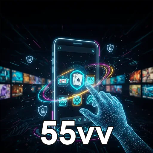 Imagem relacionada ao aplicativo 55vv, apresentado no site 55vv, com detalhes visuais do app em uso.